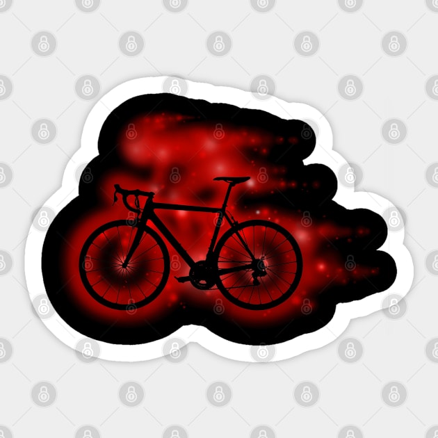 The Spirit of Cycling (red) Sticker by Reading With Kids